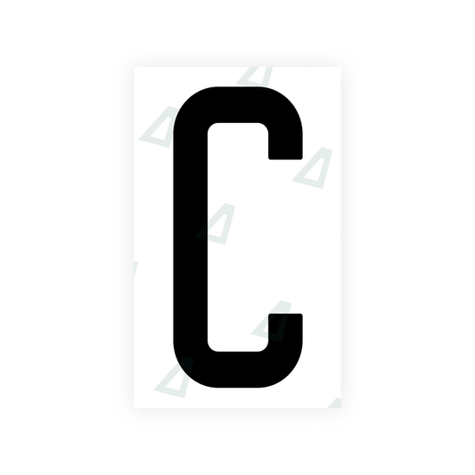 Nanofilm Ecoslick™ for US (Tennessee) license plates - Symbol "C" luxsuede