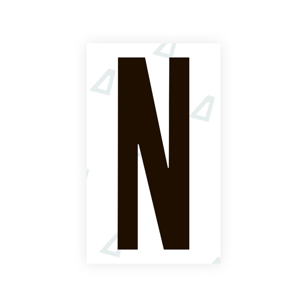 Nanofilm Ecoslick™ for US (Iowa) license plates - Symbol "N" luxsuede