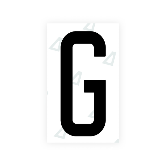 Nanofilm Ecoslick™ for US (Oklahoma) license plates - Symbol "G" luxsuede