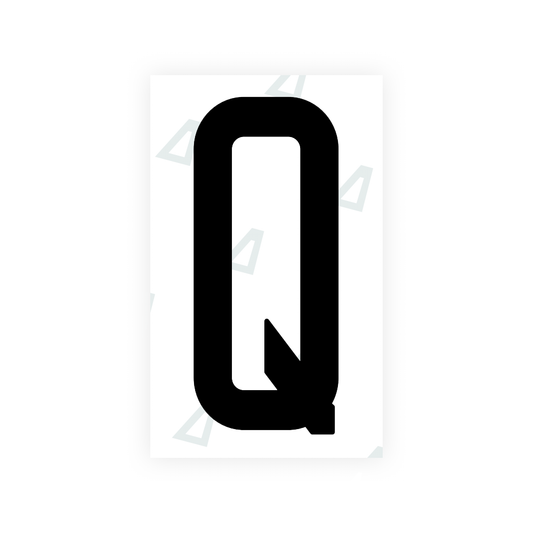 Nanofilm Ecoslick™ for US (South Carolina 2016-2023) license plates - Symbol "Q" luxsuede