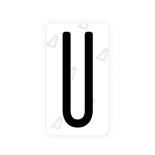 Nanofilm Ecoslick™ for US (New York 2020) license plates - Symbol "U" luxsuede