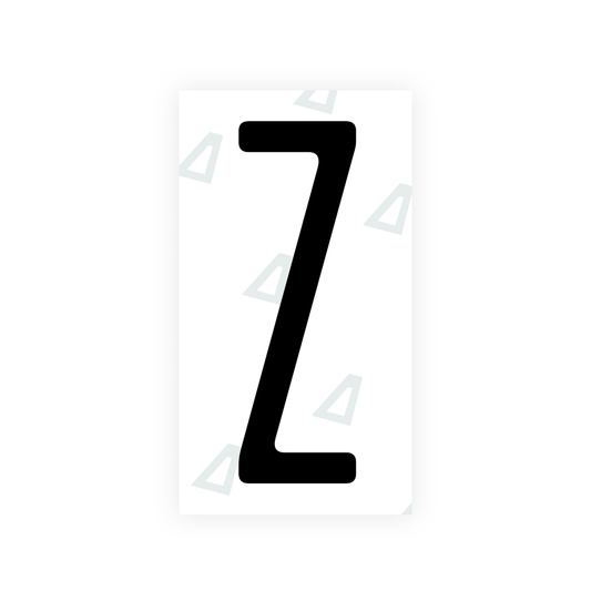 Nanofilm Ecoslick™ for US (New York 2010) license plates - Symbol "Z" luxsuede