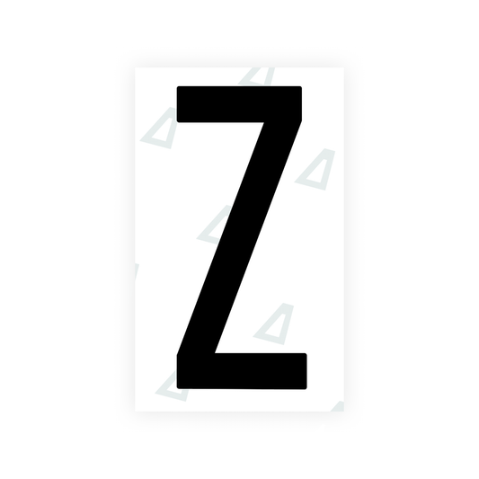 Nanofilm Ecoslick™ for US (Alabama) license plates - Symbol "Z" luxsuede