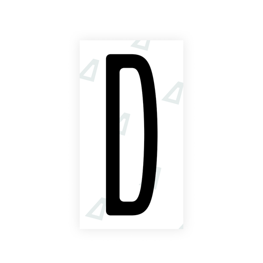 Nanofilm Ecoslick™ for US (New York 2020) license plates - Symbol "D" luxsuede