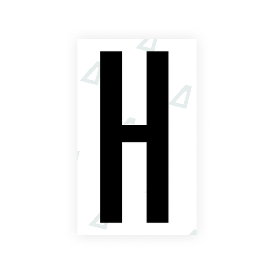 Nanofilm Ecoslick™ for US (Nevada) license plates - Symbol "H" luxsuede