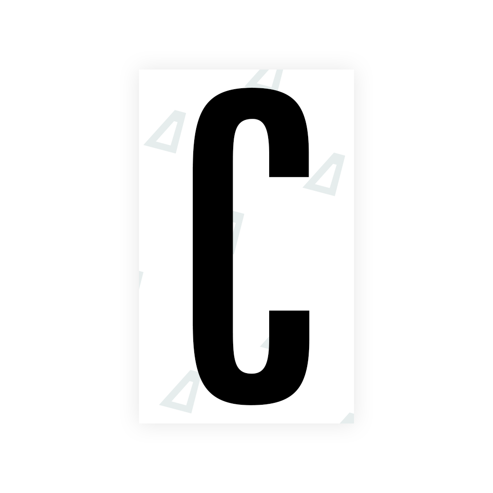 Nanofilm Ecoslick™ for US (Texas) license plates - Symbol "C" luxsuede