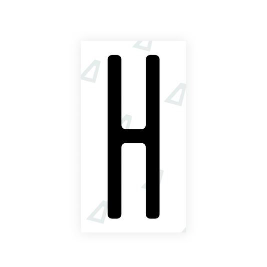 Nanofilm Ecoslick™ for US (New York 2020) license plates - Symbol "H" luxsuede