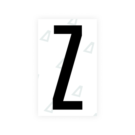 Nanofilm Ecoslick™ for US (Nevada) license plates - Symbol "Z" luxsuede