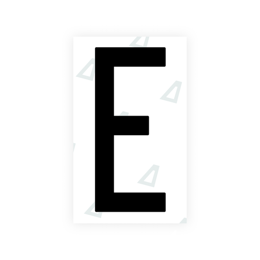 Nanofilm Ecoslick™ for US (South Carolina 2008-2016) license plates - Symbol "E" luxsuede