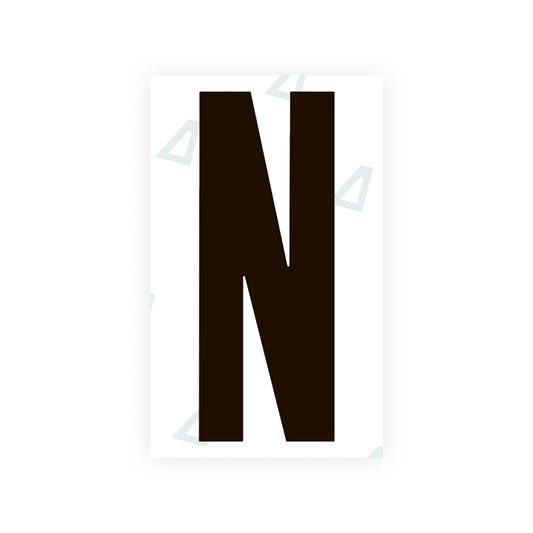 Nanofilm Ecoslick™ for US (Nevada) license plates - Symbol "N" luxsuede