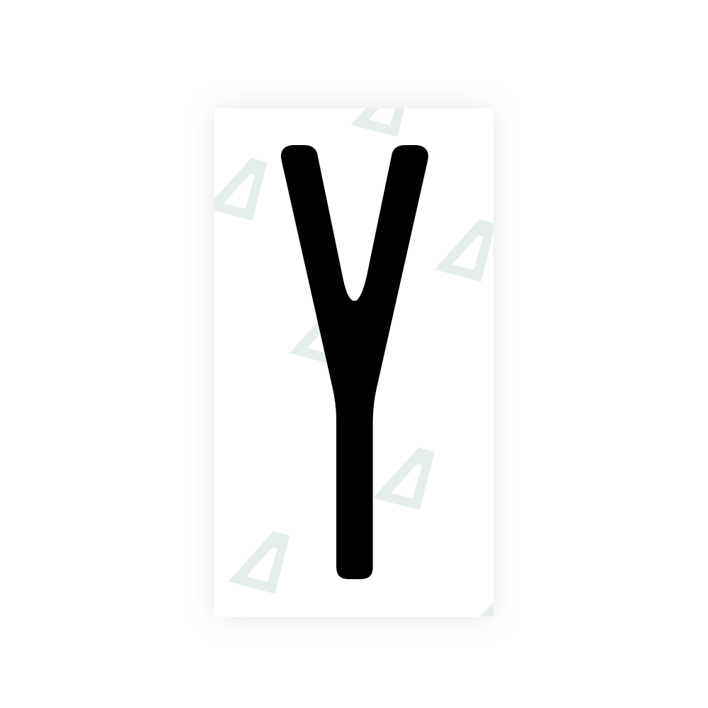 Nanofilm Ecoslick™ for US (New York 2020) license plates - Symbol "Y" luxsuede