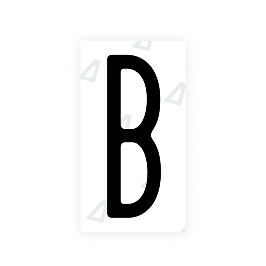 Nanofilm Ecoslick™ for US (New York 2020) license plates - Symbol "B" luxsuede