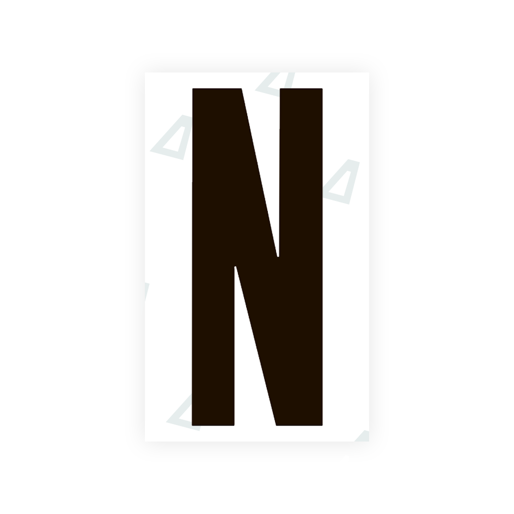 Nanofilm Ecoslick™ for US (Texas) license plates - Symbol "N" luxsuede