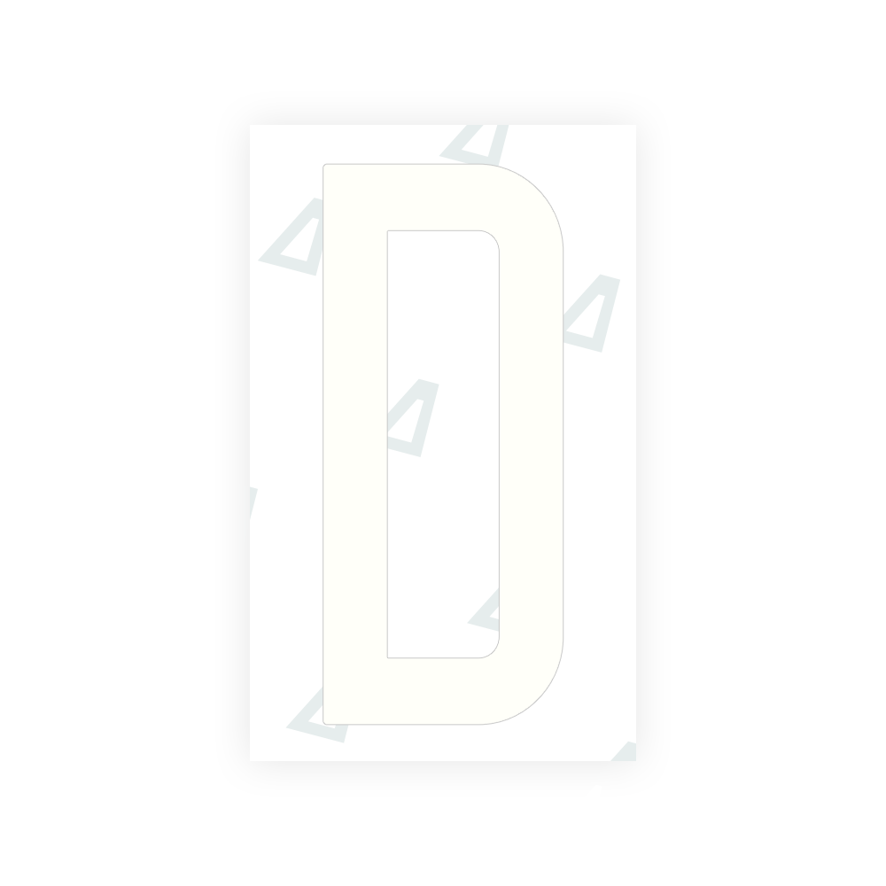 Nanofilm Ecoslick™ for US (Tennessee) license plates - Symbol "D" luxsuede