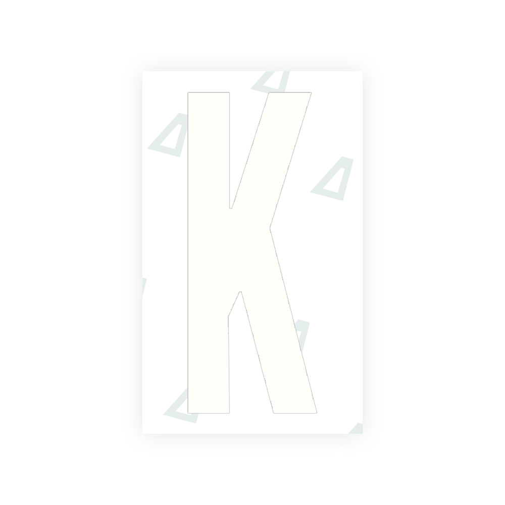 Nanofilm Ecoslick™ for US (Ohio 2021) license plates - Symbol "K" luxsuede