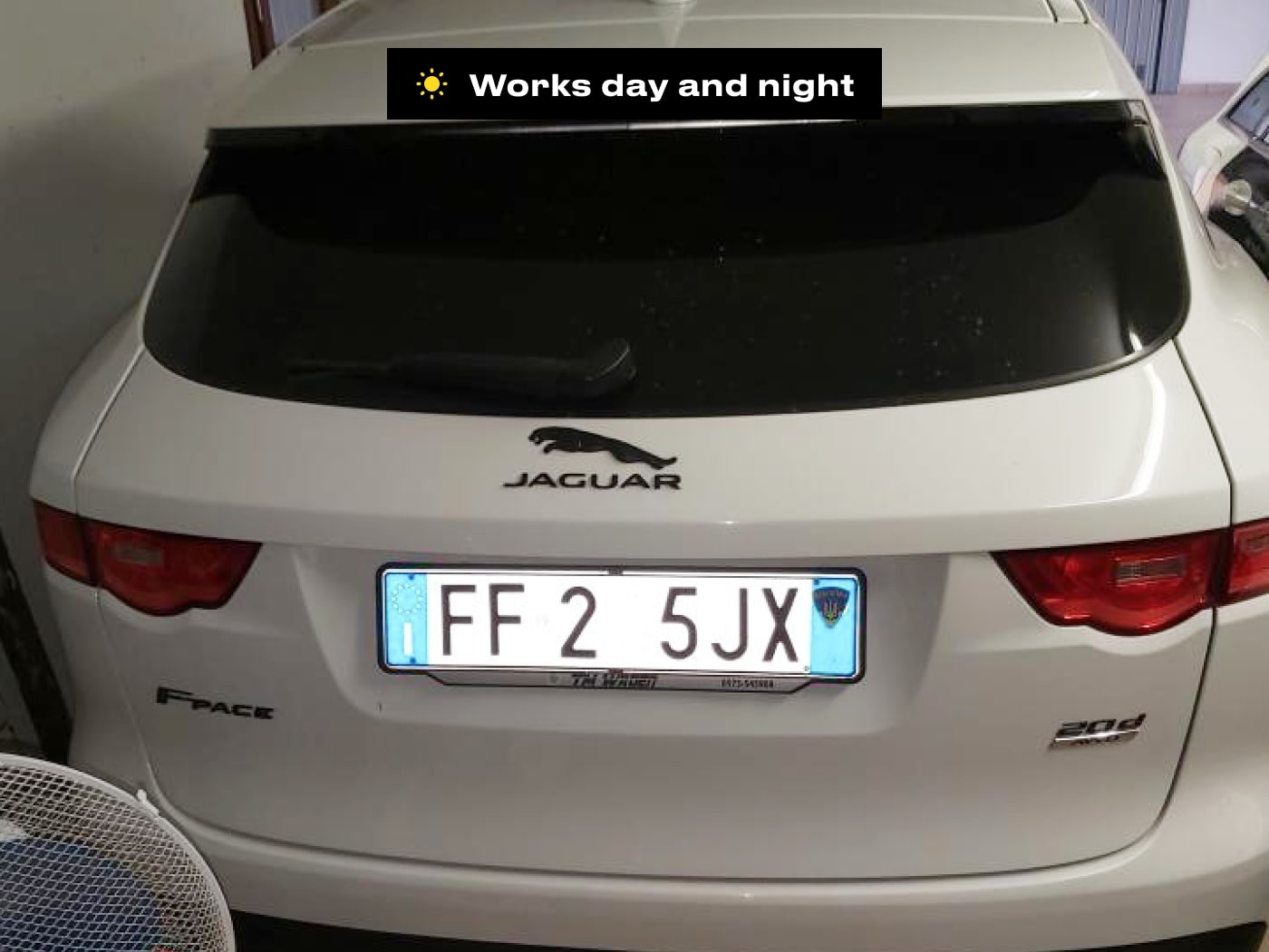 Nanofilm Ecoslick™ for german (wide) number plates - Symbol "G" luxsuede