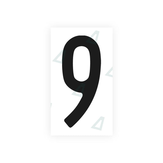 Nanofilm Ecoslick™ for AUS (Victoria) license plates - Symbol "9" luxsuede