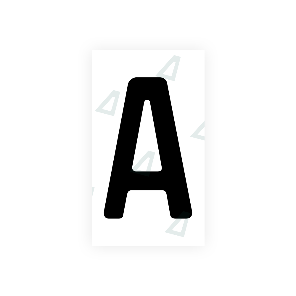 Nanofilm Ecoslick™ for bosnian license plates - Symbol "A" luxsuede