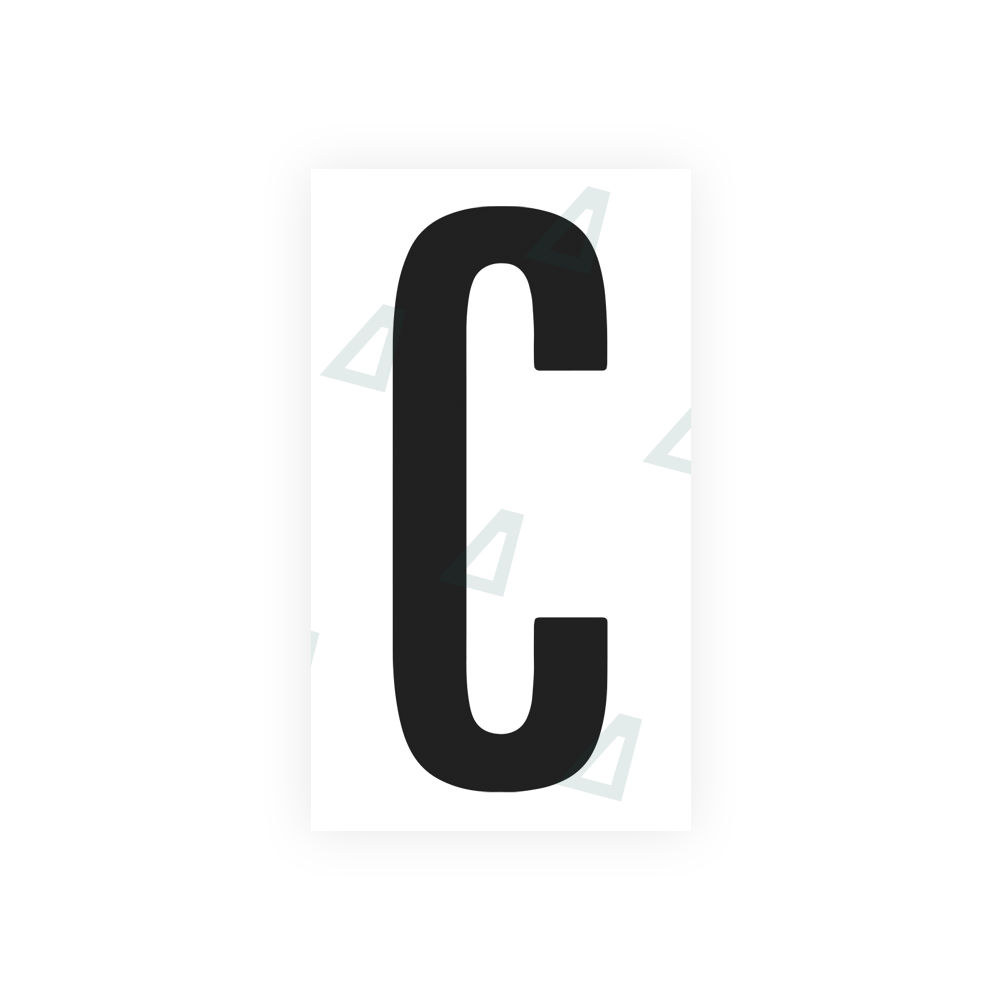 Nanofilm Ecoslick™ for US (Ohio 2021) license plates - Symbol "C" luxsuede