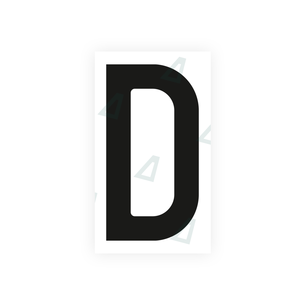 Nanofilm Ecoslick™ for czech license plates - Symbol "D" luxsuede