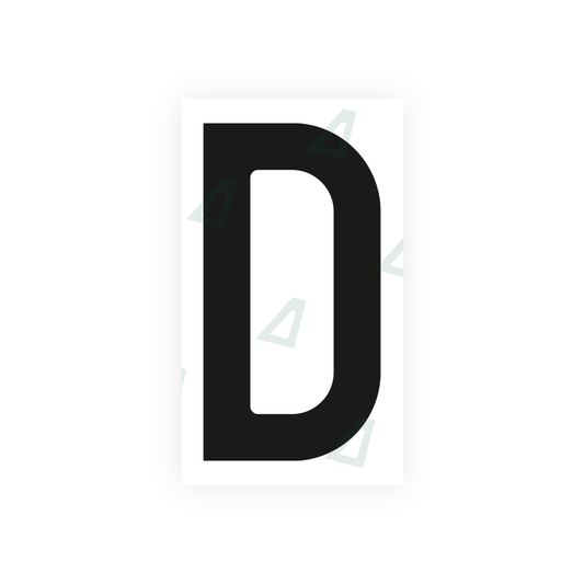 Nanofilm Ecoslick™ for czech license plates - Symbol "D" luxsuede