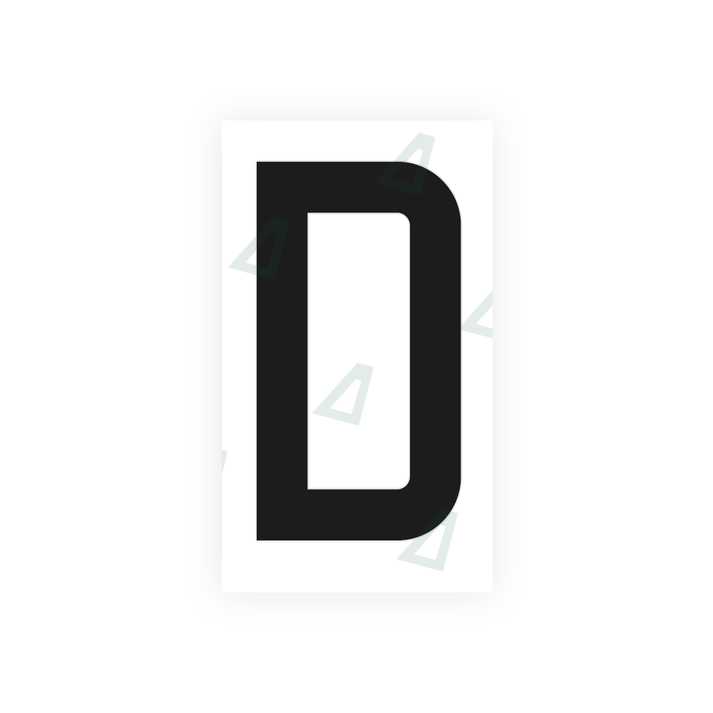 Nanofilm Ecoslick™ for french license plates - Symbol "D" luxsuede