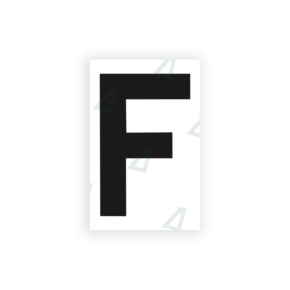 Nanofilm Ecoslick™ for UK license plates - Symbol "F" luxsuede