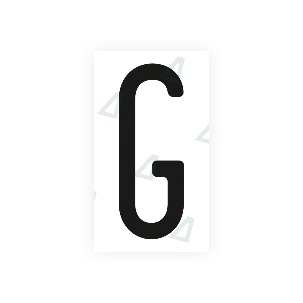 Nanofilm Ecoslick™ for US (Ohio 2013) license plates - Symbol "G" luxsuede