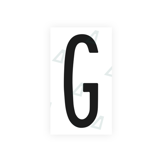 Nanofilm Ecoslick™ for US (New York 2001) license plates - Symbol "G" luxsuede