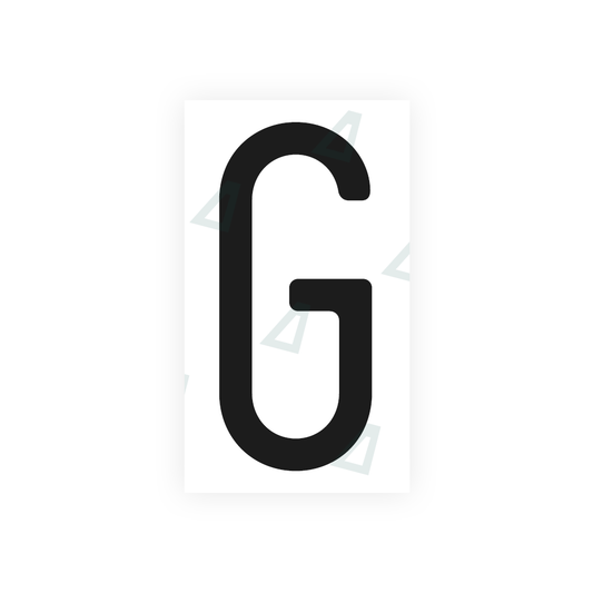 Nanofilm Ecoslick™ for US (Massachusetts) license plates - Symbol "G" luxsuede