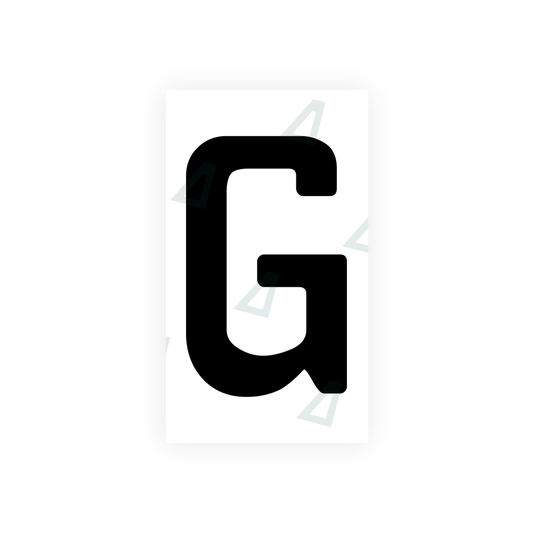 Nanofilm Ecoslick™ for аrmenia number plates - Symbol "G" luxsuede