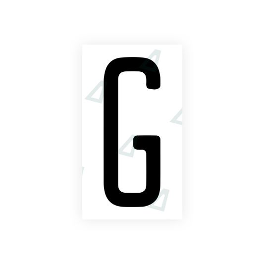 Nanofilm Ecoslick™ for US (Illinois) license plates - Symbol "G" luxsuede