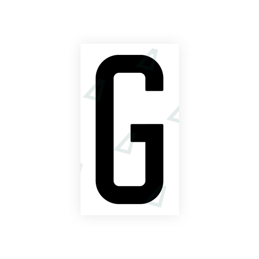 Nanofilm Ecoslick™ for US (New Jersey) license plates - Symbol "G" luxsuede