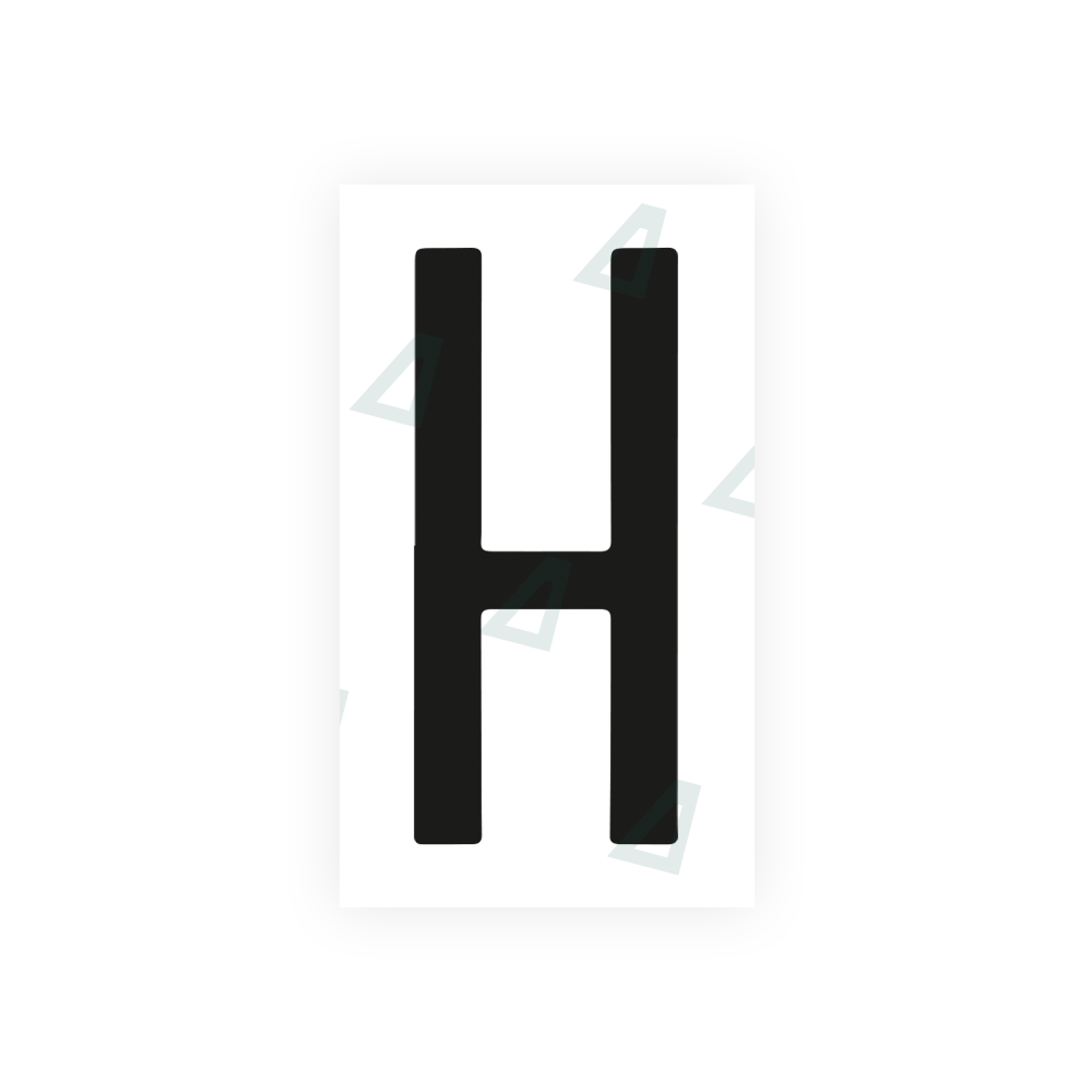 Nanofilm Ecoslick™ for mexican license plates - Symbol "H" luxsuede