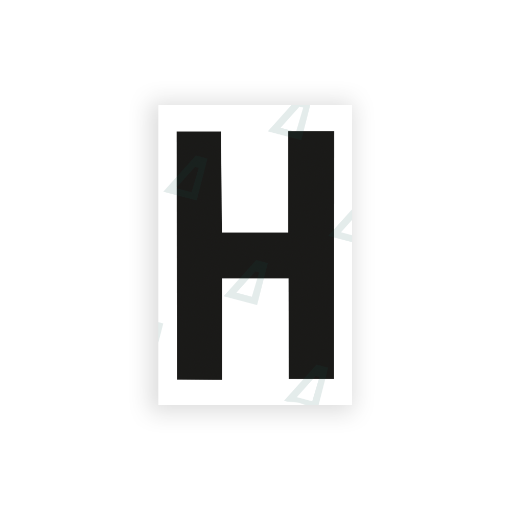 Nanofilm Ecoslick™ for UK license plates - Symbol "H" luxsuede