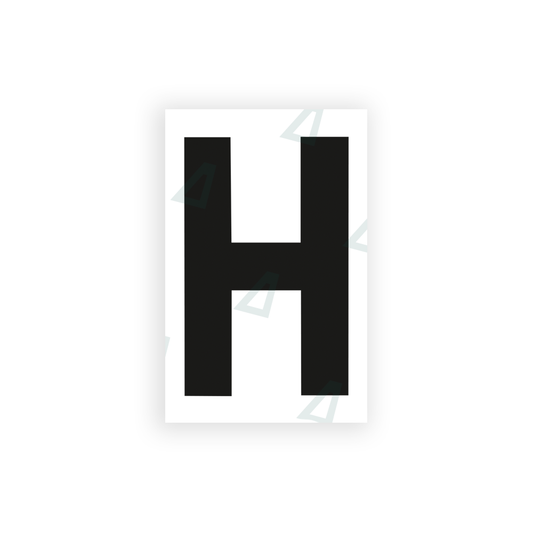 Nanofilm Ecoslick™ for UK license plates - Symbol "H" luxsuede