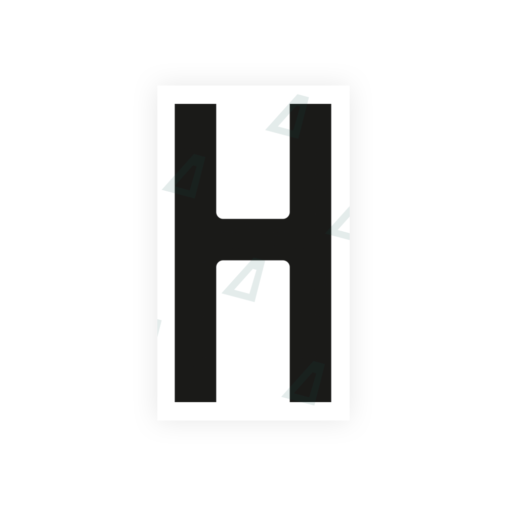 Nanofilm Ecoslick™ for czech license plates - Symbol "H" luxsuede