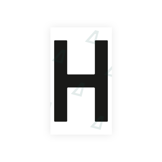 Nanofilm Ecoslick™ for dutch license plates - Symbol "H" luxsuede