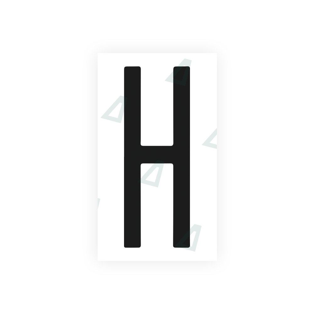 Nanofilm Ecoslick™ for US (New York 1986) license plates - Symbol "H" luxsuede