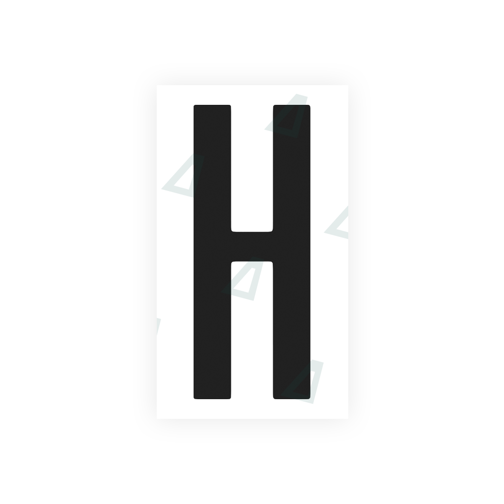 Nanofilm Ecoslick™ for US (Idaho) license plates - Symbol "H" luxsuede