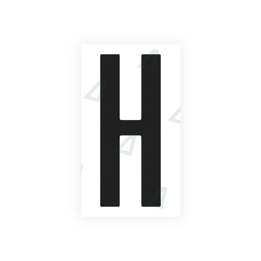 Nanofilm Ecoslick™ for US (Idaho) license plates - Symbol "H" luxsuede