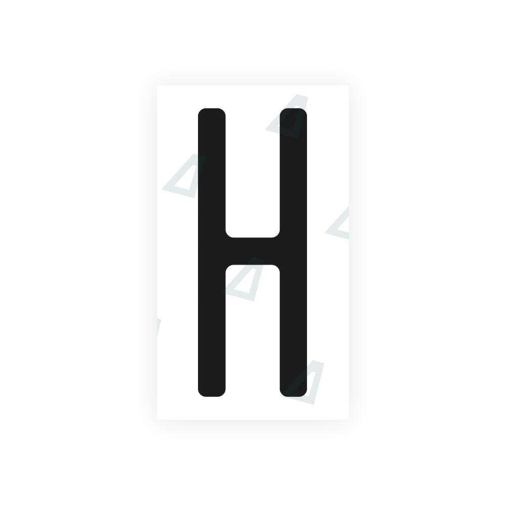 Nanofilm Ecoslick™ for US (North Carolina) license plates - Symbol "H" luxsuede