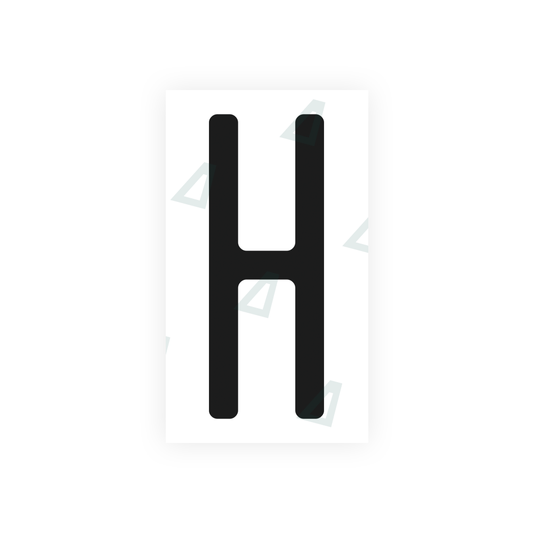 Nanofilm Ecoslick™ for US (North Carolina) license plates - Symbol "H" luxsuede