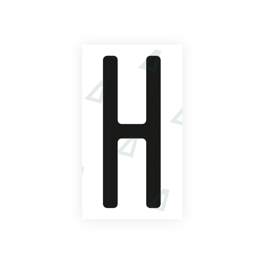 Nanofilm Ecoslick™ for US (Ohio 2013) license plates - Symbol "H" luxsuede