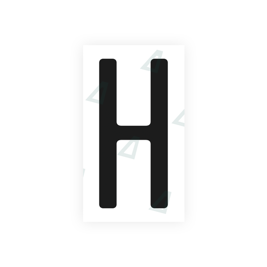 Nanofilm Ecoslick™ for US (California) license plates - Symbol "H" luxsuede