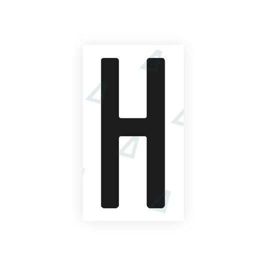 Nanofilm Ecoslick™ for AUS (Victoria) license plates - Symbol "H" luxsuede