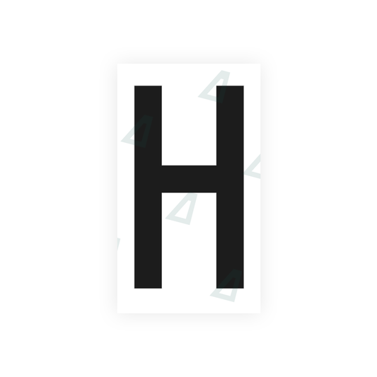 Nanofilm Ecoslick™ for french license plates - Symbol "H" luxsuede