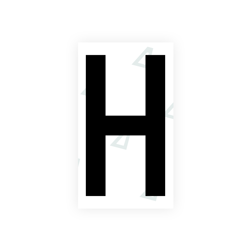 Nanofilm Ecoslick™ for greek license plates - Symbol "H" luxsuede