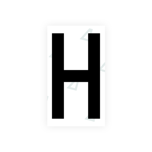 Nanofilm Ecoslick™ for greek license plates - Symbol "H" luxsuede