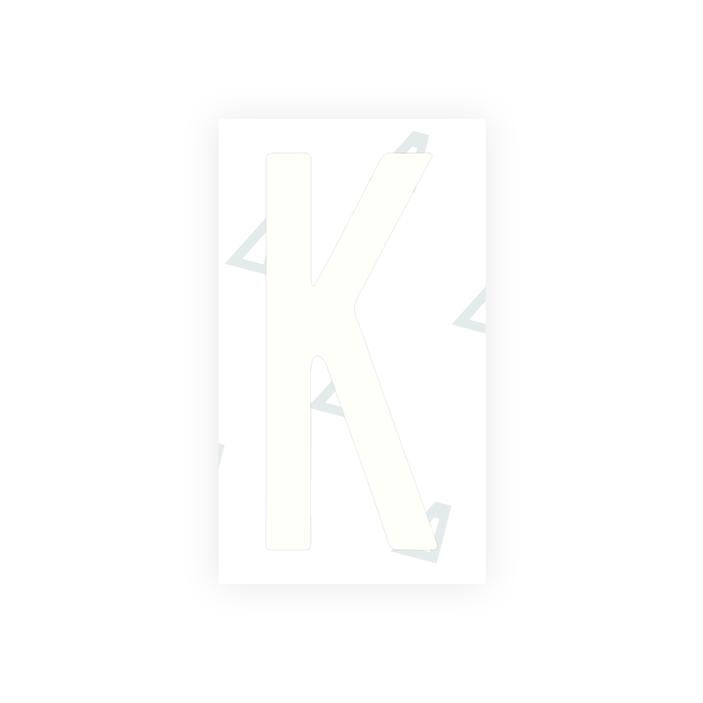 Nanofilm Ecoslick™ for mexican license plates - Symbol "K" luxsuede